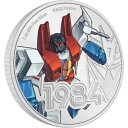 2023 Niue Transformers Starscream Colorized1 oz .999 Silver Proof Coin 2023 Niue Transformers STARSCREAM Colorized 1 oz .999 Silver Proof Coin(3)