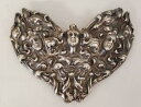 アンティークアートノウオウンガーブラザーズスターリングラージスリーレディースピンペンダント Antique Art Noueau Unger Bros. Ste...