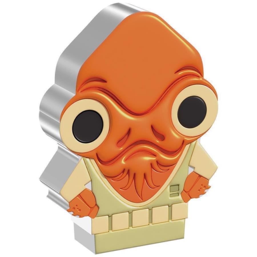 ڶ/ʼݾڽա ƥ 󥳥 [̵] 2022 Niue Star Wars Admiral Ackbar Chibi 1 oz .999 Silver Proof Coin 2022 Niue Star Wars Admiral Ackbar Chibi 1 oz .999 Silver Proof Coin