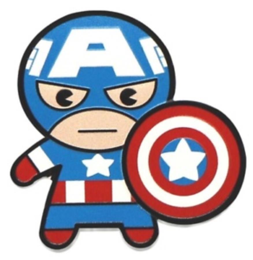楽天アンティーク王子_ANTIQUE PRINCE【極美品/品質保証書付】 アンティークコイン モダンコイン [送料無料] 2022ニュー・マーベル・カワイイ・ヒーロー・キャプテン・アメリカ1オンス型シルバーコインアベンジャーズ 2022 Niue Marvel Kawaii Hero Captain America 1 oz Shaped Silver Coin Avengers