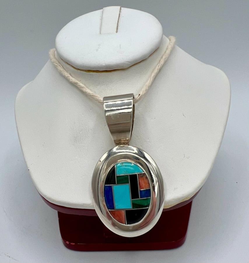 ڶ/ʼݾڽա ƥ 󥳥 [̵] 󡦥ݥå̾󥰥Сȥڥ?Relios 925 Carolyn Pollock Signed Sterling Silver Southwest Turquoise Pendent ~ Relios 925