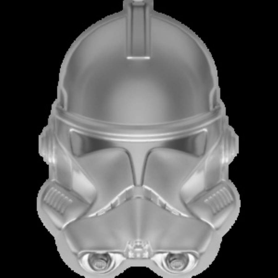 【極美品/品質保証書付】 アンティークコイン モダンコイン 送料無料 2021 niueスターウォーズクローントルーパー3Dヘルメット2オンス.999シルバーコイン 5000ミント 2021 Niue Star Wars Clone Trooper 3D Helmet 2 oz .999 Silver Coin ~ 5000 Minted