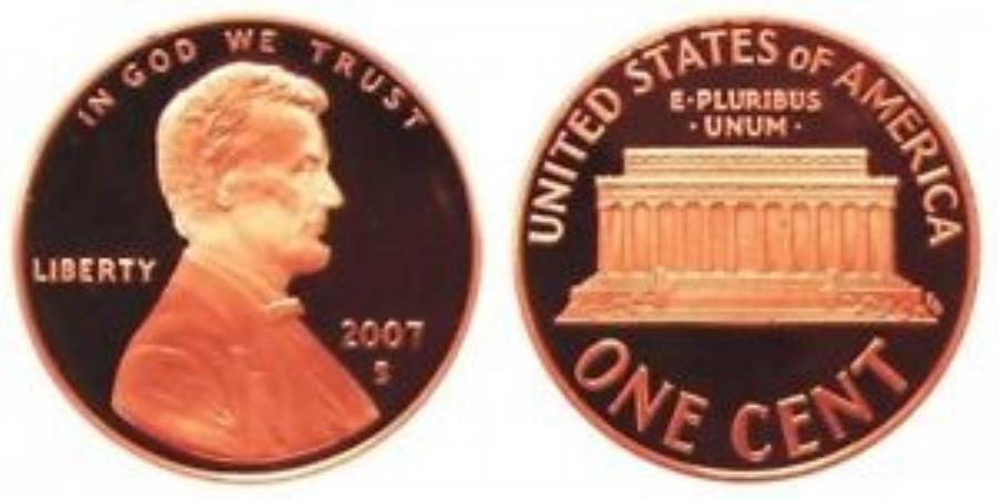 yɔi/iۏ؏tz AeB[NRC _RC [] 2007 SJ[LOyj[ 2007 S Lincoln Memorial Penny