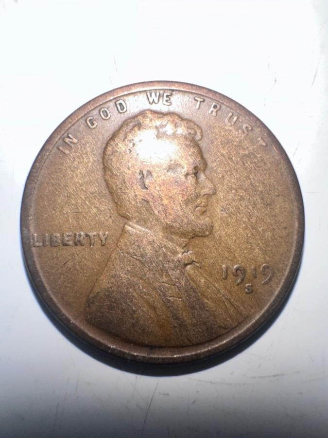 yɔi/iۏ؏tz AeB[NRC _RC [] 1919ÑJ[Zg3936 1919 S Lincoln Wheat Cent 3936