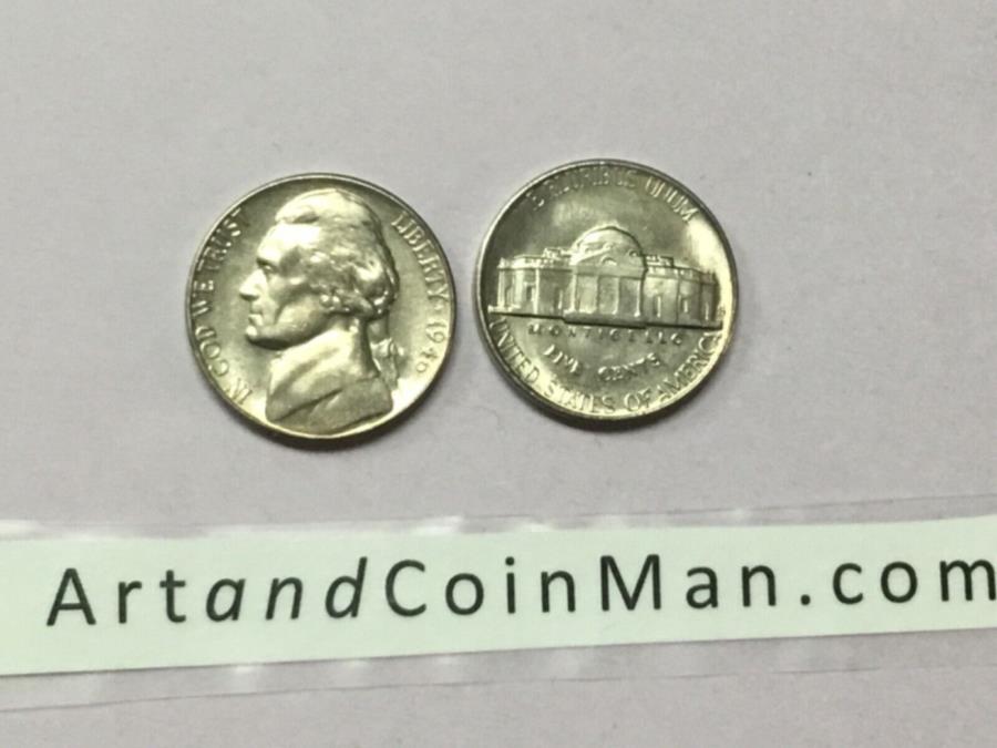  アンティークコイン モダンコイン  1946 S Jefferson Nickel Cnocirculated Bu Nickel！素敵なコイン！ 1946 S JEFFERSON NICKEL UNCIRCULATED BU NICKEL! NICE COIN!