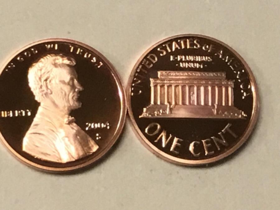 【極美品/品質保証書付】 アンティークコイン モダンコイン [送料無料] 2004 S Lincoln Cent PennyGem Silver Mintセットからの本当に..