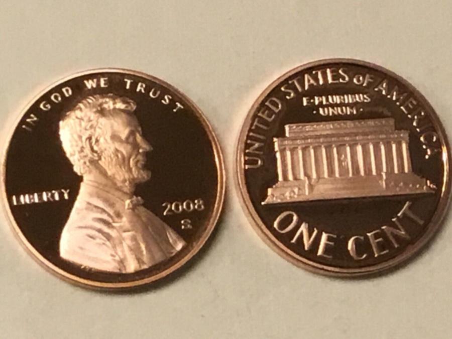 【極美品/品質保証書付】 アンティークコイン モダンコイン [送料無料] 2008 S Lincoln Cent PennyGem Silver Mintセットからの本当に素敵なハイグレード 2008 S LINCOLN CENT PENNY GEM PROOF FROM SILVER MINT SETS REALLY NICE HIGH GRADE
