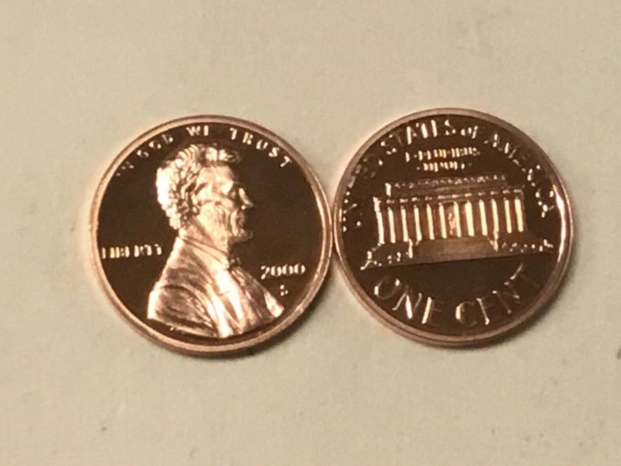 【極美品/品質保証書付】 アンティークコイン モダンコイン [送料無料] 2000 S Lincoln Cent PennyGem Silver MintセットからのPROFIS本当に素敵なハイグレード 2000 S LINCOLN CENT PENNY GEM PROOF FROM SILVER MINT SETS REALLY NICE HIGH GRADE