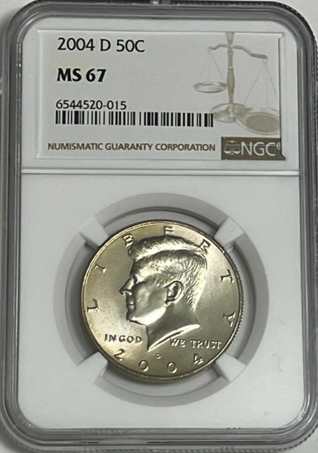 ڶ/ʼݾڽա ƥ 󥳥 [̵] 2004 D NGC MS67 MINT STATE CLAD KENENEDY HALF DOLLAR BUSINESS STRIKE 50C JFK COIN 2004 D NGC MS67 MINT STATE CLAD KENNEDY HALF DOLLAR BUSINESS STRIKE 50C JFK COIN