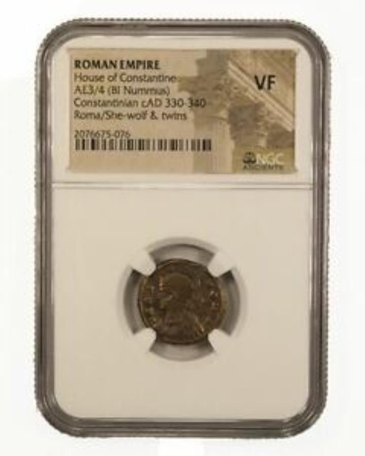ޤΥޤΥޡAD 330-346NGCVF Roman AE of Urbs Roma (AD 330-346) NGC ...