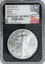 yɔi/iۏ؏tz AeB[NRC _RC [] 2022Vo[C[ONGC MS 70s̏ - }CPKEfBI\ 2022 Silver Eagle NGC MS 70 First Day of Issue - Michael Gaudioso Signed