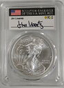 yɔi/iۏ؏tz AeB[NRC _RC [] 2014-isjSilver Eagle PCGS MS70 Jim Licaretz 2014-(S) Silver Eagle PCGS MS70 Jim Licaretz Signed