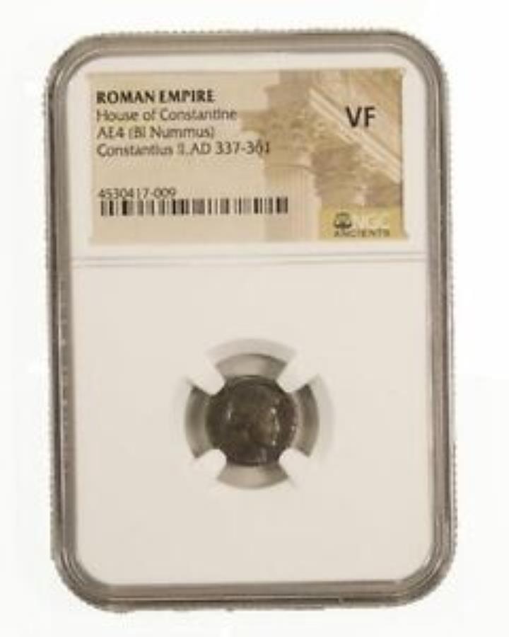 Constantius IIRoman AeAD 317-361NGCVF Roman AE of Constantius II ...
