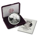 1991-sアメリカンシルバーイーグルプルーフ(OGP&ペーパー) 1991-S American Silver Eagle Proof (OGP & Papers)(3)