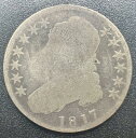 yɔi/iۏ؏tz AeB[NRC _RC [] 1817 50CLbvoXgVo[n[t_[RC-AG 1817 50c Capped Bust Silver Half Dollar Coin - AG