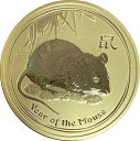 2008オーストラリアパースミントゴールドルナーIIマウスの年2オンス...(3)