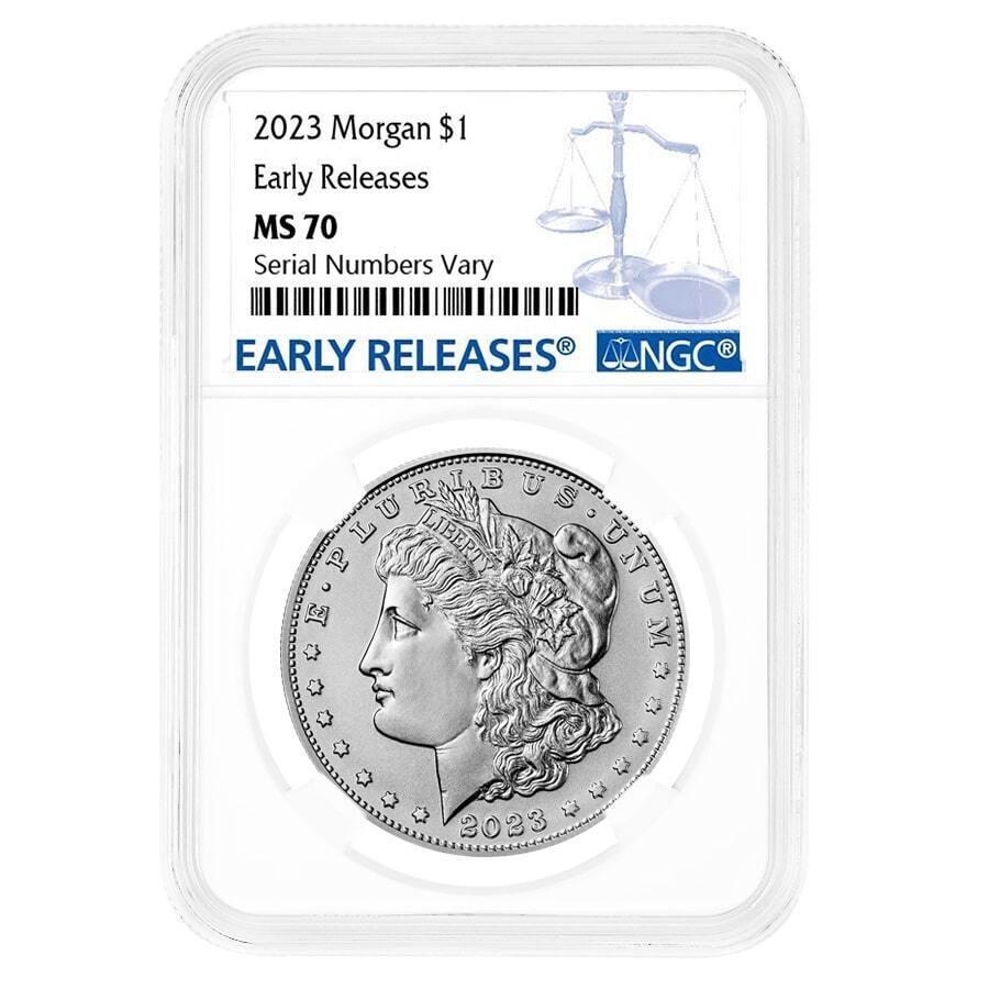 yɔi/iۏ؏tz AeB[NRC _RC [] 2023 Morgan Silver Dollar NGC MS 70 ER 2023 Morgan Silver Dollar NGC MS 70 ER