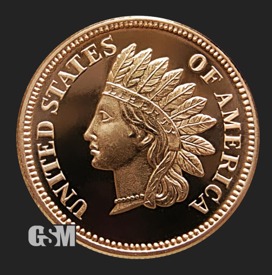 yɔi/iۏ؏tz AeB[NRC _RC [] 12 x 1IXCh̃wbhEhRC-1 avdp ozA.999ȓ lot of 12 x 1 oz Copper Indian Head Round Coin - 1 AVDP Oz, .999 Pure Copper
