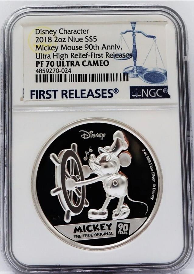 ڶ/ʼݾڽա ƥ 󥳥 [̵] 2018 niue $ 5 2󥹥ǥˡ饯ߥåޥ90th anniv NGC PF70 UC 2018 NIUE $5 2oz DISNEY CHARACTERS Mickey Mouse 90th Anniv. NGC PF70 UC