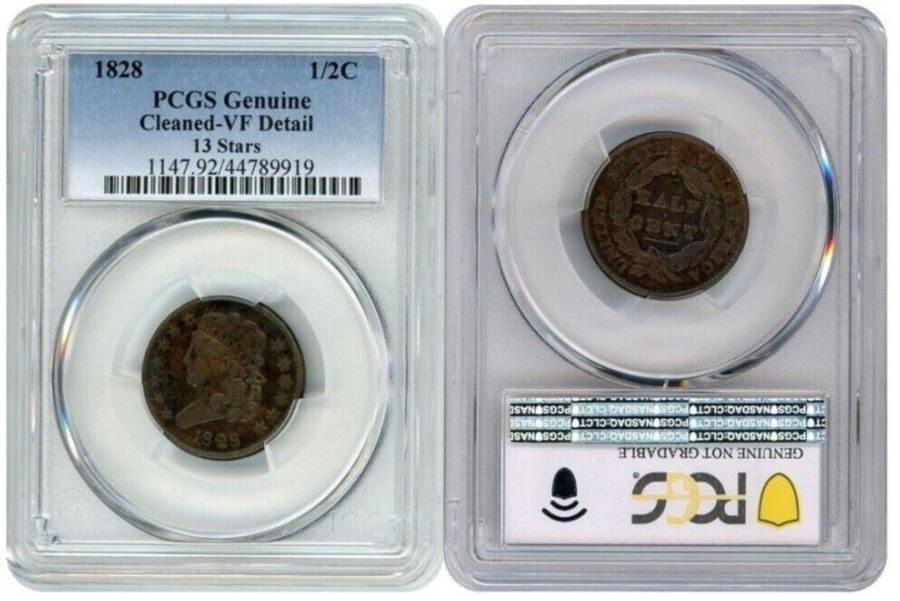 ڶ/ʼݾڽա ƥ 󥳥 [̵] 1828ͥåȥإå1/2C PCGSʪVFǥơ1344789919 1828 CORONET HEAD 1/2C PCGS GENUINE VF DETAIL 13 STARS 44789919