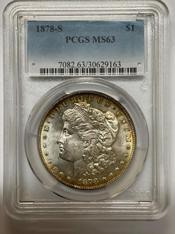 ڶ/ʼݾڽա ƥ 󥳥 [̵] 1878 S Morgan Silver Dollar $ 1 PCGS MS 63 30629163 1878 S MORGAN SILVER DOLLAR $1 PCGS MS 63 30629163