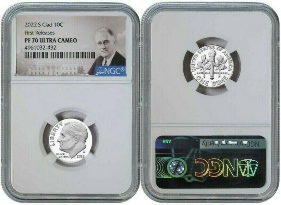 yɔi/iۏ؏tz AeB[NRC _RC [] 2022 S CLAD ROOSEVELT DIME 10C NGC PF70 ULTRA CAMEO FIRST RELEASES R6 2022 S CLAD ROOSEVELT DIME 10C NGC PF70 ULTRA CAMEO FIRST RELEASES R6