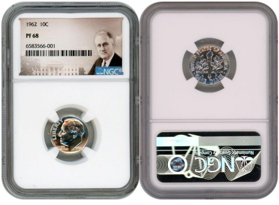 yɔi/iۏ؏tz AeB[NRC _RC [] 1962Vo[[Yxg_C10C NGC PF 68 1962 SILVER ROOSEVELT DIME 10C NGC PF 68