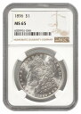  アンティークコイン モダンコイン  1896 Morgan Silver Dollar NGC MS65 1896 Morgan Silver Dollar NGC MS65