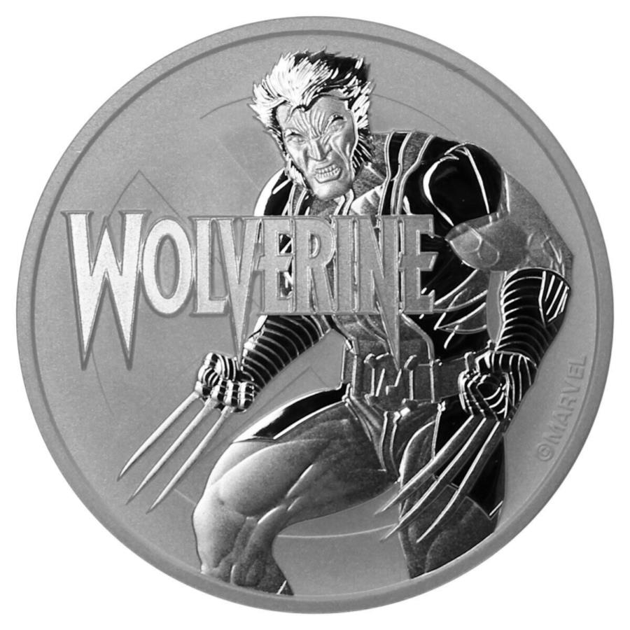 yɔi/iۏ؏tz AeB[NRC _RC [] 2021gDo}[xV[YE@1IXVo[$ 1RCWFr[~gJvZ 2021 Tuvalu Marvel Series Wolverine 1 oz Silver $1 Coin GEM BU in Mint Capsule
