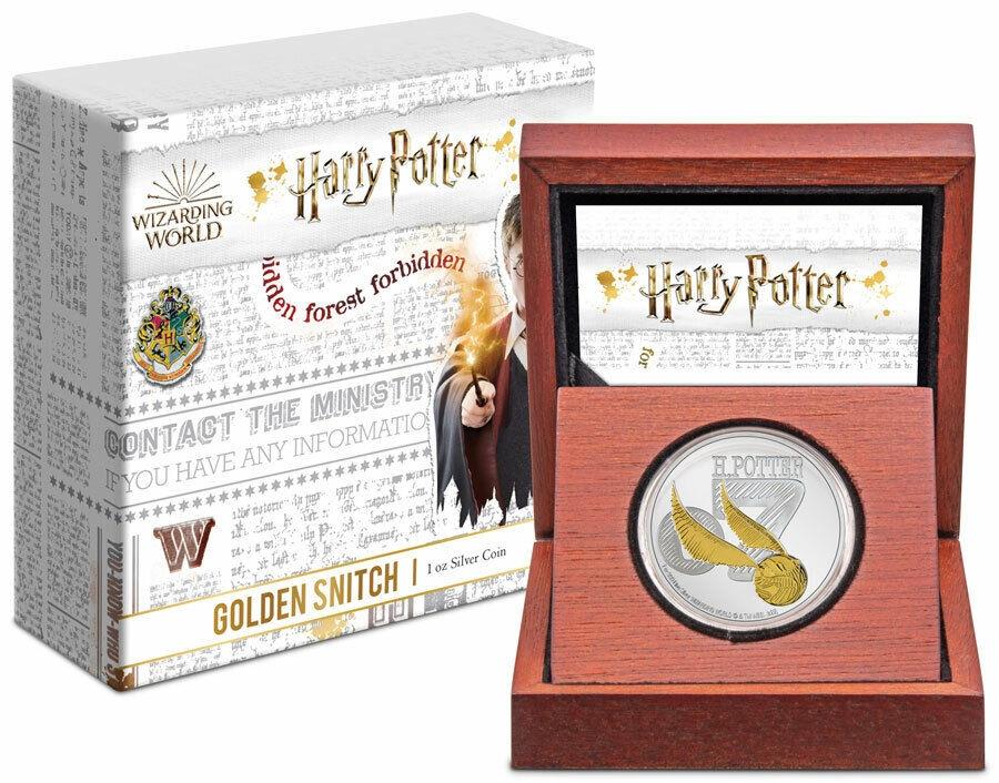 yɔi/iۏ؏tz AeB[NRC _RC [] 2022j[n[|b^[S[fXjb`1IXVo[v[t$ 2OChOGP 2022 Niue Harry Potter Golden Snitch 1 oz Silver Proof $2 Glided OGP