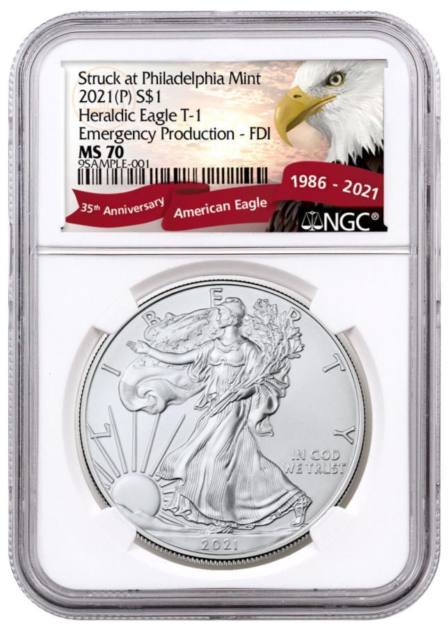 2021p$ 1С뤬եǥեζ۵޻1󥹥1 NGC MS70 FDOIǤä 2021 (P) $1...