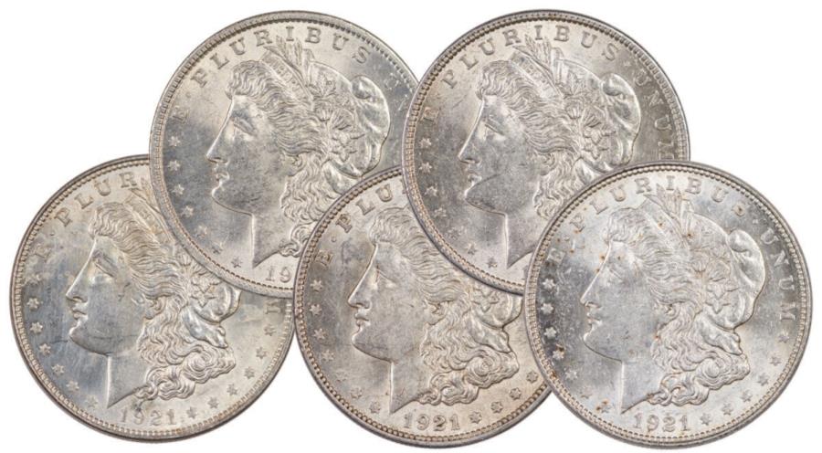 アンティークコイン モダンコイン  1921モーガン90％シルバーダラー$ 1コイン非循環について 1921 Morgan 90% Silver Dollar $1 Coin About Uncirculated