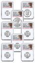 【極美品/品質保証書付】 アンティークコイン モダンコイン [送料無料] 8-Coin Set 2018-S US Limited Edition Silver Proof Set NGC PF69 UC FDI 8-Coin Set 2018-S US Limited Edition Silver Proof Set NGC PF69 UC FDI