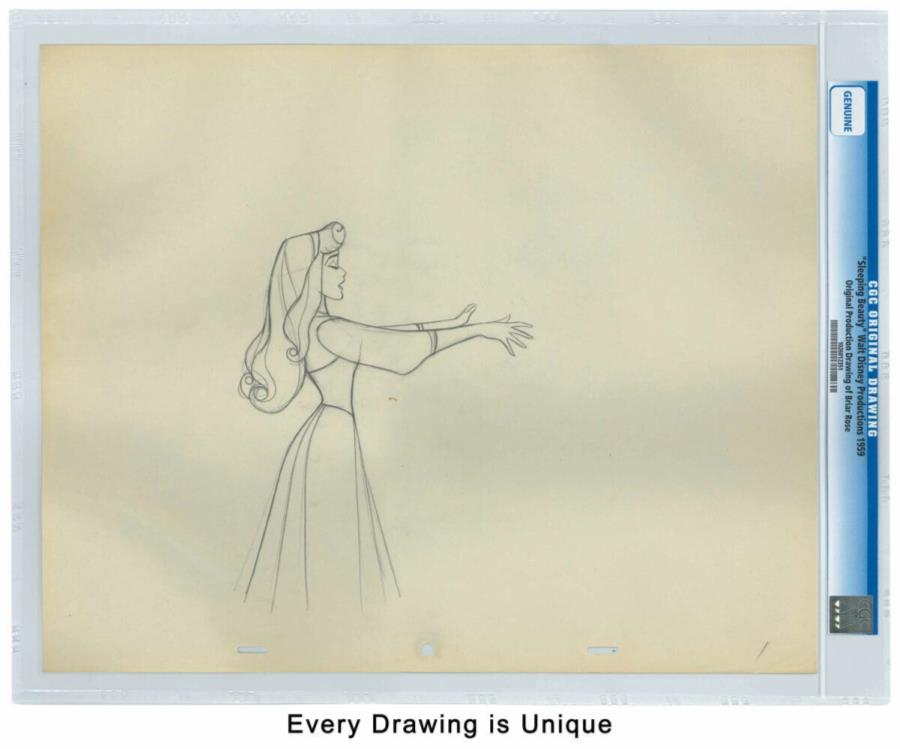 ڶ/ʼݾڽա ƥ 󥳥 [̵] 1959˥ǥˡΥꥸʥץο̲뿹CGCʪ (1959) Disney Original Production Drawings Sleeping Beauty CGC Genuine