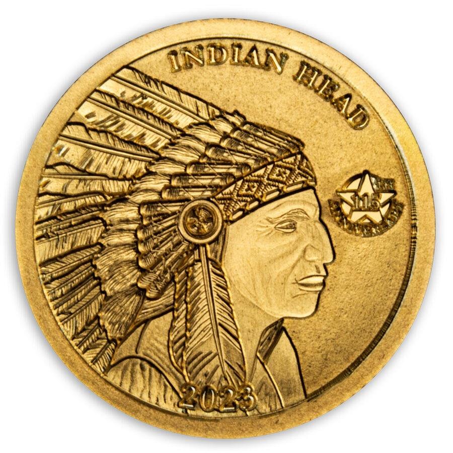 yɔi/iۏ؏tz AeB[NRC _RC [] oohX2023 $ 10 1/2 gS[hCfBAwbhv[tRC Barbados 2023 $10 1/2 g Gold Indian Head Proof Coin