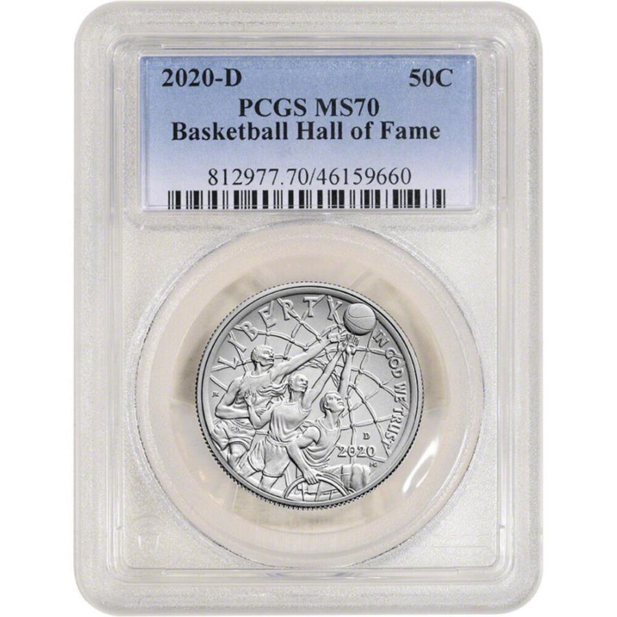 ڶ/ʼݾڽա ƥ 󥳥 [̵] 2020 D USХåȥܡ뵭ǰBUȾɥPCGSMS70 2020 D US Basketball Commemorative BU Half Dollar PCGS MS70