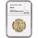 yɔi/iۏ؏tz AeB[NRC _RC [] 2016 American Gold Eagle 1/2 Oz $ 25 -NGC MS70 2016 American Gold Eagle 1/2 oz $25 - NGC MS70