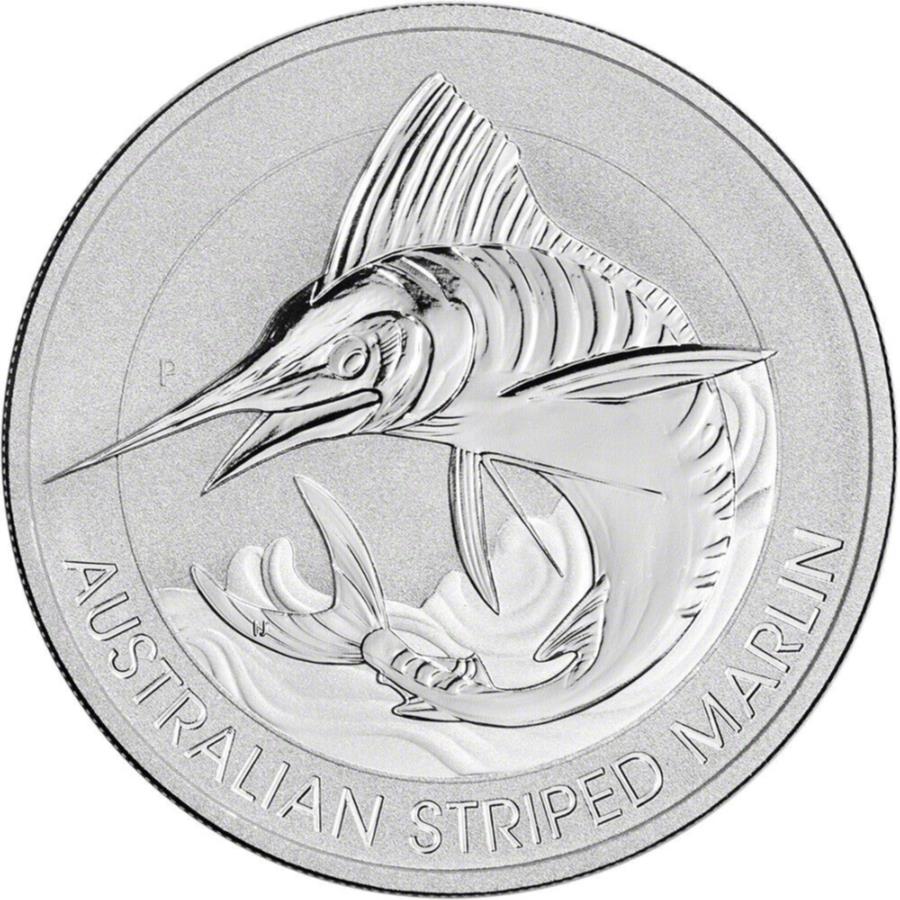 ڶ/ʼݾڽա ƥ 󥳥 [̵] 2020 P Australia Silver Striped Marlin 1.5 Oz $ 2 -bu -bu 2020 P Australia Silver Striped Marlin 1.5 oz $2 - BU