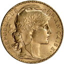 【極美品/品質保証書付】 アンティークコイン モダンコイン [送料無料] フランスゴールド20フラン（.1867オンス） - ルースター-BU-ランダムな日付 France Gold 20 Francs (.1867 oz) - Rooster - BU - Random Date