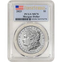 【極美品/品質保証書付】 アンティークコイン モダンコイン [送料無料] 2023 US Morgan Silver Dollar $ 1 PCGS MS70 First Strike 2023 US Morgan Silver Dollar $1 PCGS MS70 First Strike