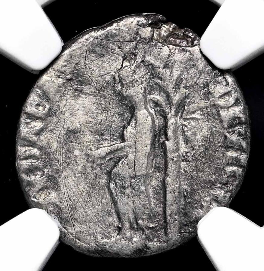  アンティークコイン モダンコイン  ベスパシアン。広告69-79。 ar denarius。 Judaea Capta、Ivdaea Devicta、NGC Fine Vespasian. AD 69-79. AR Denarius. Judaea Capta, IVDAEA DEVICTA, NGC Fine