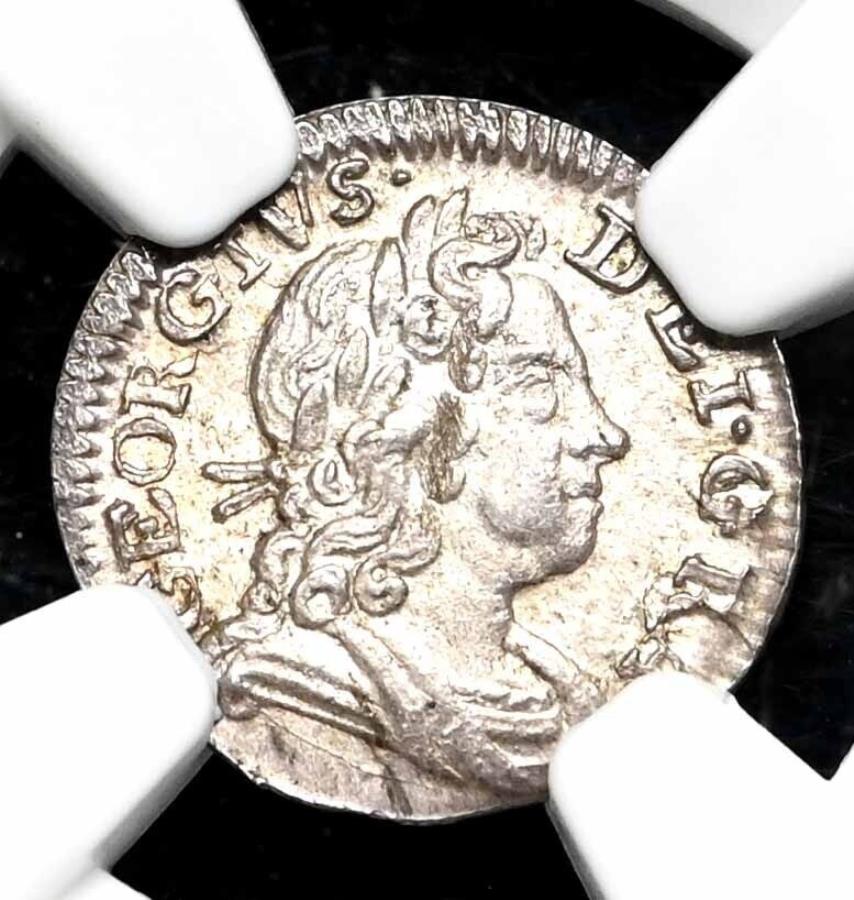 【極美品/品質保証書付】 アンティークコイン モダンコイン [送料無料] イギリス。ジョージI、シルバー・モーディペニー、1720年、NGCMS63 GREAT BRITAIN. George I, Silver Maundy Penny, 1720, NGC MS63