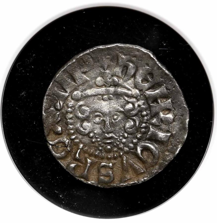 yɔi/iۏ؏tz AeB[NRC _RC [] COhBw[3B 1216-1272BVo[yj[Ah~gAS-1364ANGC AU50 ENGLAND. Henry III. 1216-1272. Silver Penny, London mint, S-1364, NGC AU50