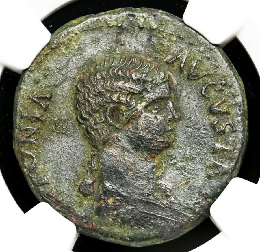 ȥ˥ޥʡd AD 37.ǥݥǥ饦ǥǥ󥰡NGC VF Antonia Minor....