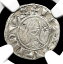 ڶ/ʼݾڽա ƥ 󥳥 [̵] ƥܥإIII1163-1188 ADСǥˡ롢NGC AU55 CRUSADERS, Antioch. Bohemond III, 1163-1188 AD. Silver Denier, NGC AU55