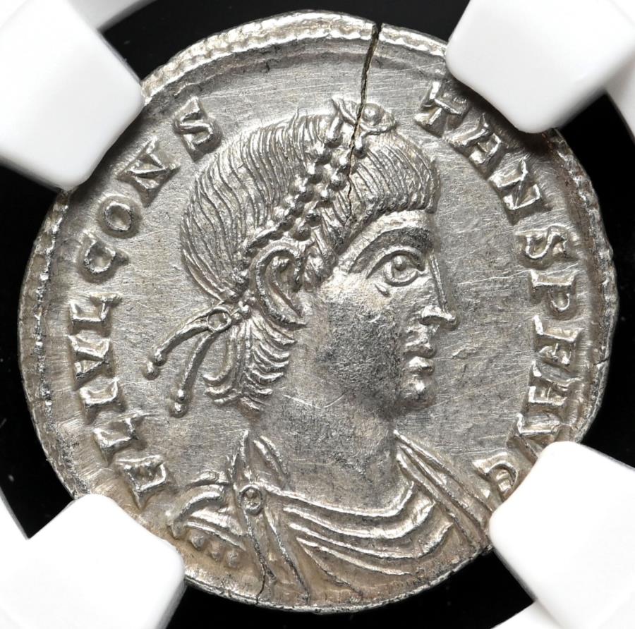 󥹥 AD 337-350Сꥯ2ĤξNGC MS5/5-4/5 Constans. AD 337-350. ...