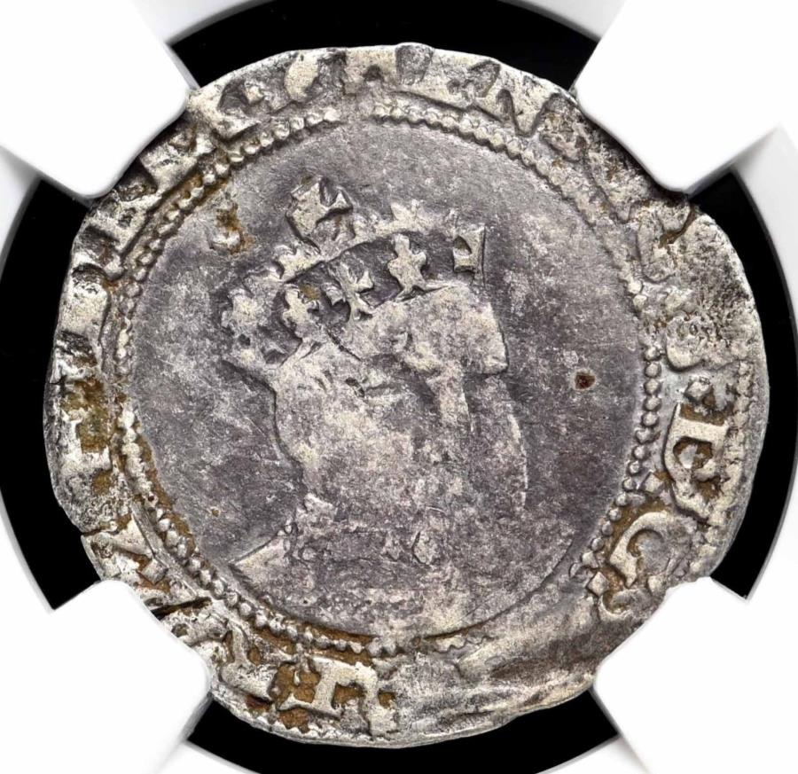  アンティークコイン モダンコイン  イングランド。ヘンリー8世。 1509-26。シルバーグロート、S-2403、死後の問題、NGC VF20 ENGLAND. Henry VIII. 1509-26. Silver Groat, S-2403, Posthumous issue, NGC VF20