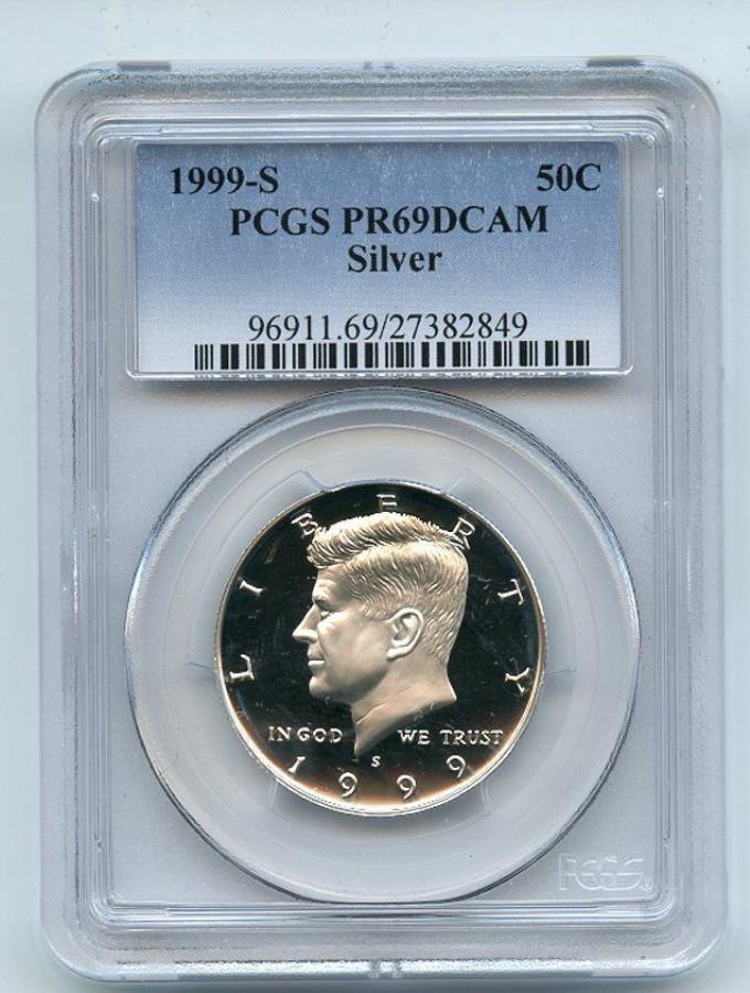 ڶ/ʼݾڽա ƥ 󥳥 [̵] 1999 S 50CСͥǥϡեɥPCGS PR69DCAM 1999 S 50C Silver Kennedy Half Dollar PCGS PR69DCAM