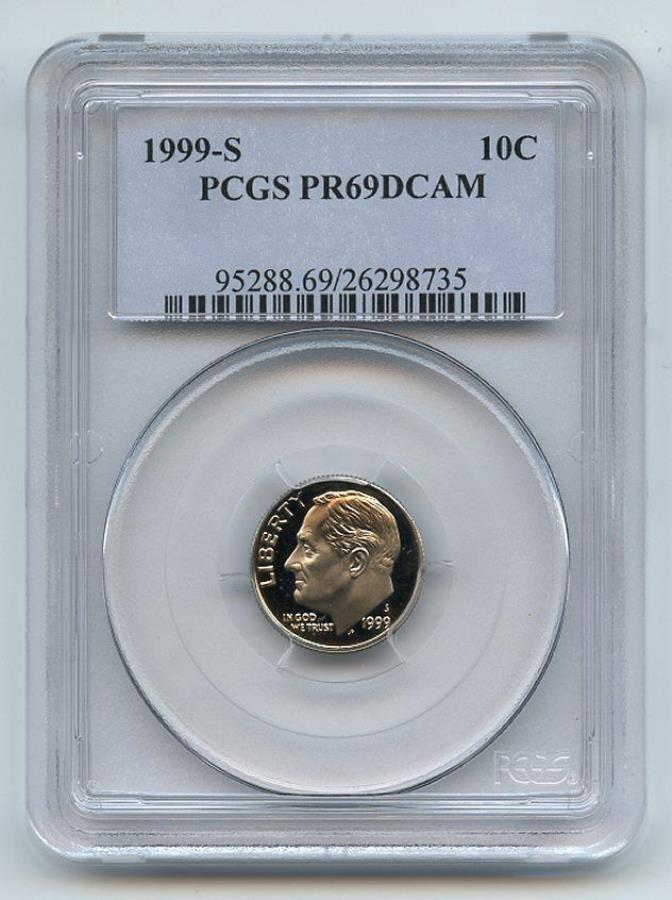 ڶ/ʼݾڽա ƥ 󥳥 [̵] 1999 S 10C CLAD ROOSEVELT DIME PCGS PR69DCAM 1999 S 10C Clad Roosevelt Dime PCGS PR69DCAM