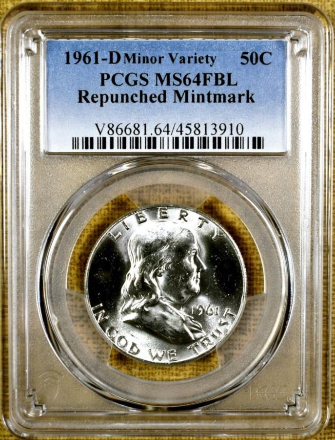 1961 -d/dϥߥȥޡpcgs ms64 fblե󥯥Ⱦɥ-100white10 1961-D/D Repunched ...